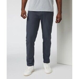 Vuori Meta Pants Mens Sz 32 5 Pocket Style Tapered Fit Stretchy Chino Charcoal